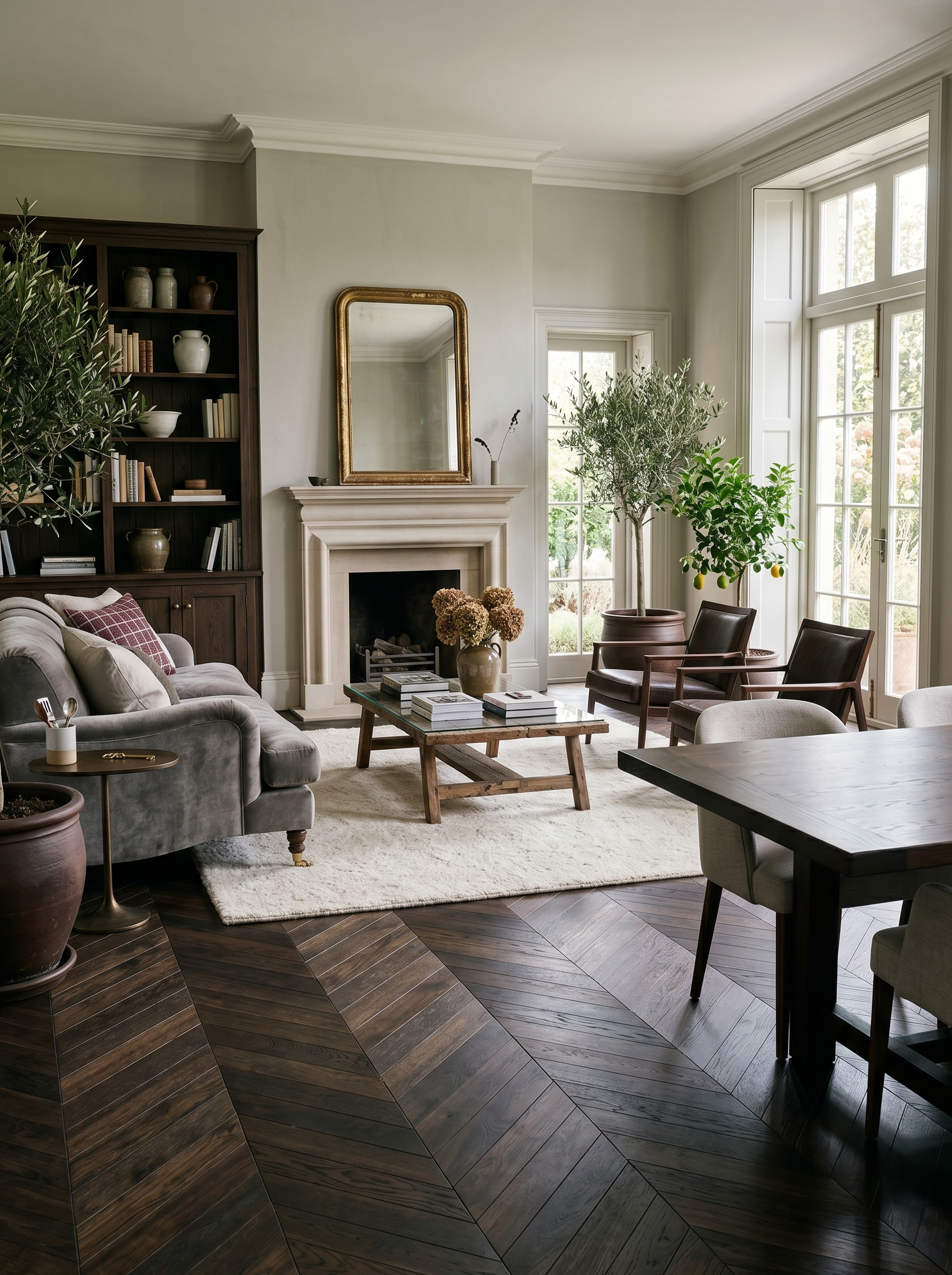 parquet point de hongrie - sejour
