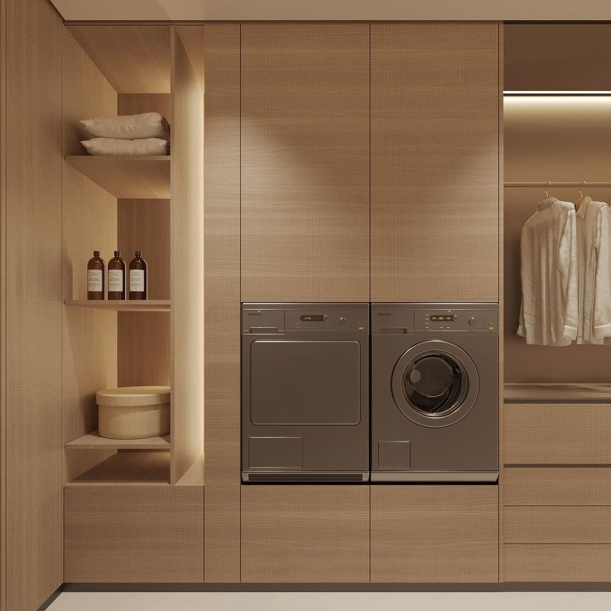 buanderie en bois inspiration
