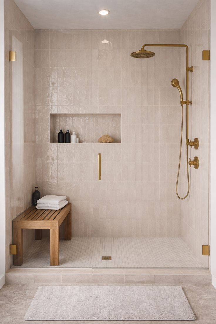 douche à l'italienne - inspiration