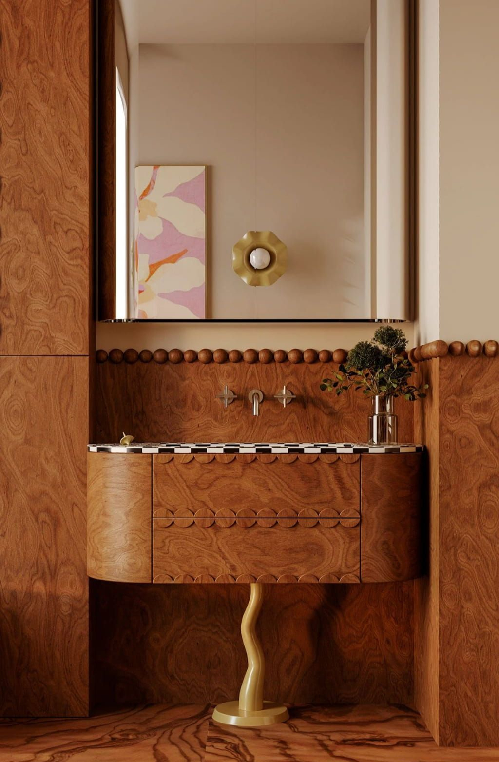 meuble vasque suspendu