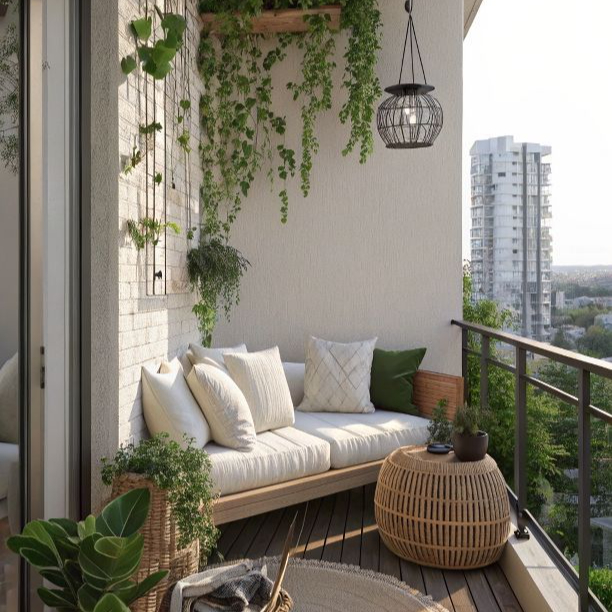 petit balcon - coin lecture