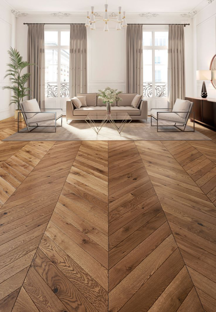 parquet point de hongrie - sejour 