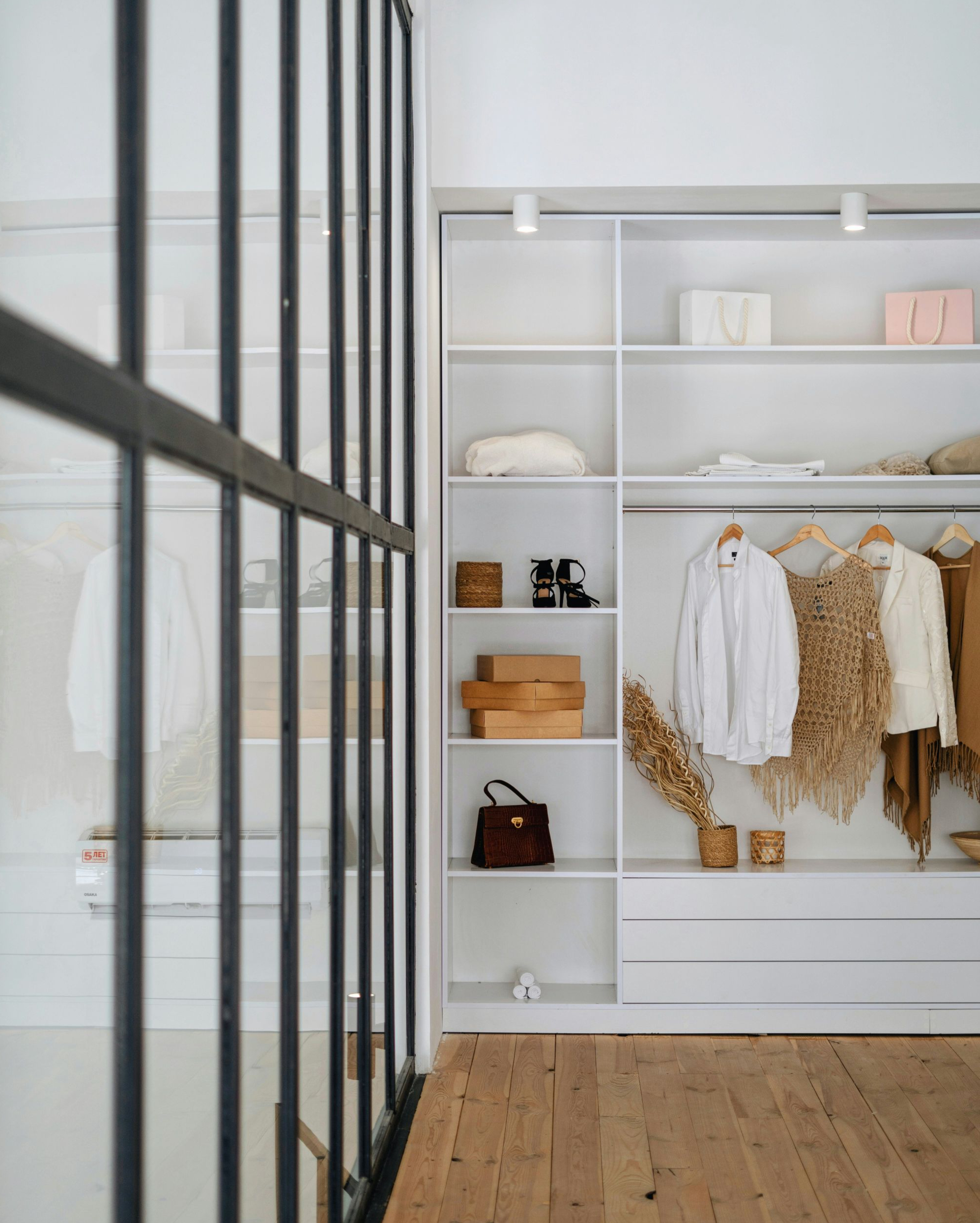 dressing ouvert chambre - rangement