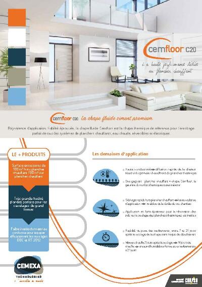 Chape ciment - Cemfloor C20 photo