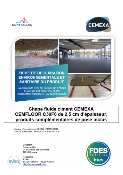 CEMEXA - FDES CEMFLOOR C30F6 photo