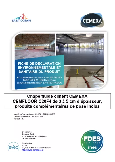 CEMEXA - FDES CEMFLOOR C20F4 photo